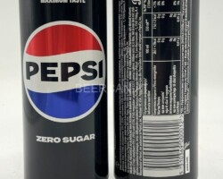 OCS160 Pepsi Zero Sugar 0,33l Slim Can, Produced in NOrth Macedonia, North Macedonian Pepsi Can, Pepsi Collector North Macedonia, Cola Collector North Macedonia, Coka Cola North Macedonia