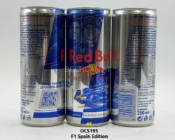 OCS195 Red Bull F1 Edition Spain, tin collector, tin collection, can collection, energy drink collector, Monster Can Collection, Red Bull Can Collector