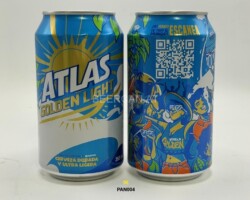 PAN004 Atlas Golden Light Escana Limited Edition Panama Beer Can Collection, Beer Can Collector From Panama, Panama Beer Cans, Craft Beer Panama