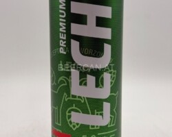 POL086  LECH Premium 5,0% Browary Wielkopolski, Polisch Beer Can, Poland beer can collection, beer can collector Poland