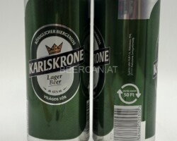 POL088 Karlskrone Lager Beer, Vilagos Sör, Produced in Poland for Hungary, Polish Beer Can Poland beer can collection, beer can collector Poland, Bierdosenmuseum Österreich, Beer Can Museum Austria