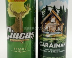 ROU067-068 Ciucas Brasov 1000 Lei/Ora 5 Milioane de Beri, Caraiman 100.000€, Romania beer can collection, beer can collector Romania, Rumänische Bierdose