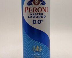 ROU177 Peroni Nastro Azzuro 0.0% Fara Alcool Naturale, Brewed in Romania, Beer Can Collector Romania, Beer Can Museum Austria Munderfing