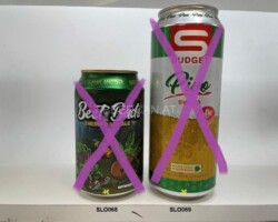SLO068-069 Best Buds Hemp Pale Ale, S Budget Pivo svetlo, beer can slovenia, Slowenische Bierdose, Bierdosensammler