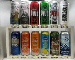 SLO110-121 Berg König Svtlo Pivo, Bergkönig Sokol Radler 2.0, Bergkönig Sokol Malt 0.0, Bergkönig Sokol Malt 0.0 Limona, Green Gold Forbidden Fruit, Tretja Polcas Pivo Sloveska, Maister Brewery Gallus Pils, Maister Brewery Vega Pale Ale, Mercator Pivo 4.0%, Mercator Pivo 4.9%, Merkator Pivo, Pelicon Superlager Craft Beer, Svetlo Pivo, Slovenian Beer Cans, Slovenian Craft Beer Cans, Yugoslavoia Beer Cans, Bierdosen Slowenien