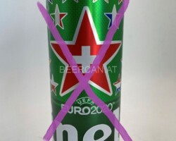 SUI055 Heineken Euro 2020 Switzerland beer can, Swiss beer cans, Schweizer Bierdosen