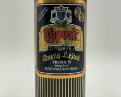SVK049 Topvar Svetly leziak Premium 500ml, Slovakian beer cans, beer can collection Slovakia, Slovakische Bierdosen