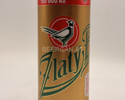 SVK078 Zlaty Bazant Premiovy Lezak VYhraj Do Tater 100 000Kc Special Edition, Slovakian beer cans, beer can collection Slovakia, Slovakische Bierdosen, Bierdosenmuseum Munderfing, Beer Can Museum Austria
