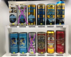 SWE037-048 Swedish beer cans, swedisch beer can collector, Schweden Bierdosen