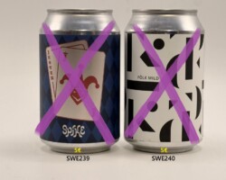 SWE239-240 Jester by Spike Brewery Götheburg, Fölk Mild Beer, Swedish Beer Can, Swedish Craft Beer Can, Swedish Beer Can Collector, Beer Can Museum Austria