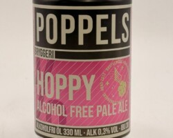 SWE241 Poppels Bryggeri Hoppy Alcohol Free Pale Ale, Swedish Craft Beer Callection, Swedish Beer Can Collector, Schwedische Bierdose, Bierdosenmuseum Munderfing