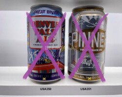 USA350-351 USA beer can, American Beer cans, beer can collector