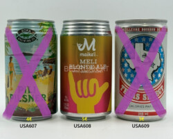 USA607-609 KONA Brewing Co. Pili Pilsner, Maikaí Meli Blonde Ale, Texas Select, Hawaii Beer, American Craft Beer Cans, USA Beer Can Collector, BCCA, USA beer can, American Beer cans, Beer Can Collector, Craft Beer Can USA