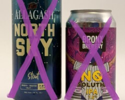 USA616-617 Allagash North Sky Stout, Bronx Brewery No Resolution IPA