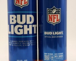 USA637 BUD Light 25FL oz. NFL 2026 Edition, Big Beer Can, Beer Can Collector USA, BCCA, Beer Can Museum Munderfing, Austria, Bierdosensammler Österreich