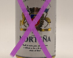 URU001 Nortena Cerveza La Cerveza Del Uruguay, Uruguay beer can collection, Bierdosenmuseum Munderfing, Austrian Beer Can Museum
